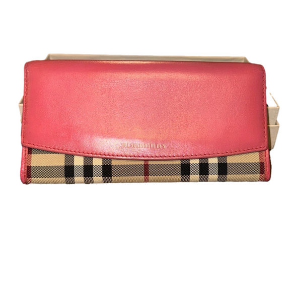 BURBERRY HAYMARKET PENROSE CONTINENTAL WALLET - Picture 1 of 8